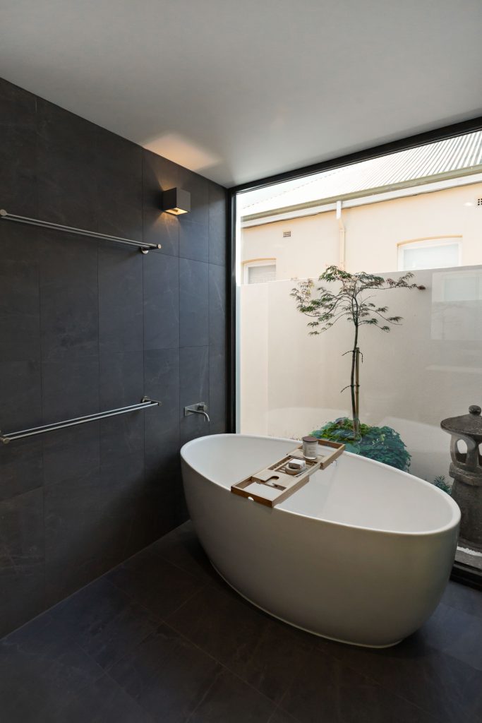 Modern bathroom in luxury Perth home