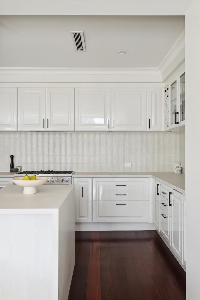 Modern open-plan kitchen in luxury Perth home